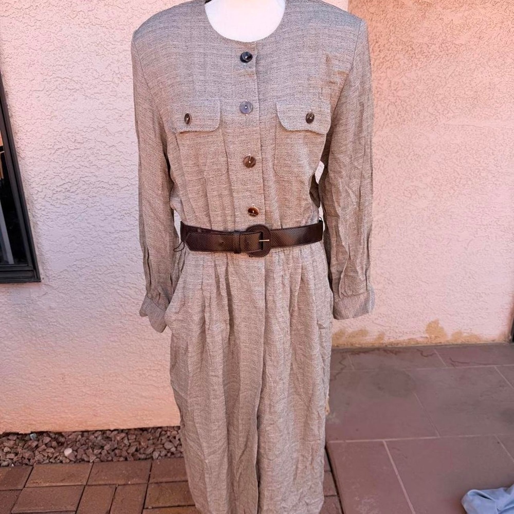 Vintage Lady Carol of New York brown dress - Picture 8 of 8